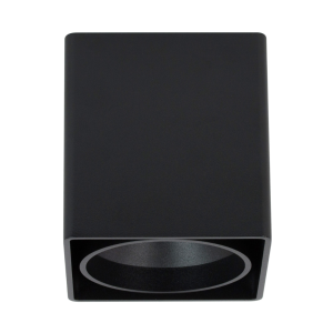 Czarna kwadratowa oprawa sufitowa punktowa GU10 Loonari (Oxyled) Crosti Lapilo SQ SM 456849