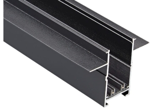 Czarny szynoprzewód magnetyczny podtynkowy 230V 2m Azzardo AZ5171 Beta Gips2