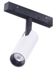 Reflektor na szynę magnetyczną Azzardo Alfa Niko 7W 3000K AZ4580 Czarny-Biały