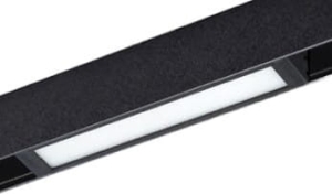 Czarny reflektor na szynoprzewód magnetyczny 230V Azzardo AZ5178 Beta Saga 9W CCT Bluetooth 22cm