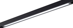 Czarny podłużny reflektor na szynoprzewód magnetyczny 230V Azzardo AZ5192 Beta Saga 27W 3000K 60cm