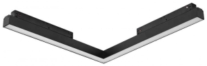 Reflektor na szynę magnetyczną Azzardo Saga Corner 24W 4000K AZ4615 Czarny