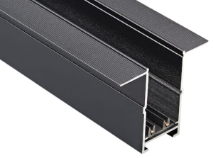 Czarny szynoprzewód magnetyczny podtynkowy 230V 3m Azzardo AZ5149 Beta Gips1