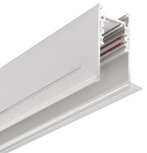 Biały podtynkowy szynoprzewód magnetyczny Azzardo AZ5454 Alfa 52 3m płyta GK pojedyncza 9,5 mm lub 12,5 mm