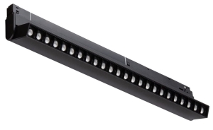 Czarny reflektor na szynę magnetyczną LVM Nowodvorski 10645 Focus Out LED 15W 4000K 30stopni 39,5cm