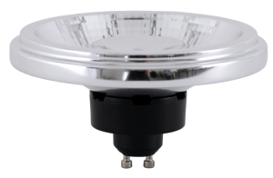 Srebrna żarówka LED ES111 Loonari (Oxyled) Essential PerfectColor 892268 GU10 12W 960lm CRI90 4000K 30stopni