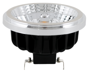 Srebrna żarówka LED AR111 Loonari (Oxyled) Essential 456900 G53 15W 1200lm 3000K 30stopni