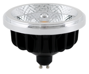 Srebrna żarówka LED ES111 Loonari (Oxyled) Essential 456917 GU10 18W 1450lm 3000K 30stopni