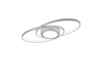 Lampa sufitowa tytanowa dwa okręgi ze zintegrowanym ściemniaczem RL R62991187 Galaxy LED 28W 3000K