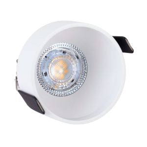 Biała okrągła oprawa podtynkowa GU10 Loonari (Oxyled) Crosti Lapilo RC 456740