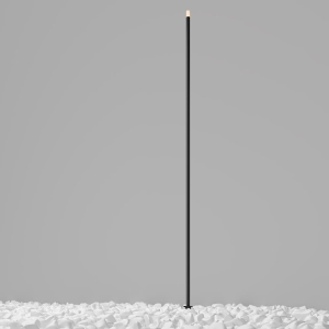 Grafitowy smukły słupek oświetleniowy zewnętrzny Maytoni O441FL-L1GF3K1 Spear LED 1W 3000K 80cm