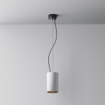 Pojedyncza biała lampa wisząca walec 9,5cm x 15,5cm Maytoni P089PL-25W3K-W Efir LED 25W 3000k CRI90 38stopni
