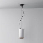 Pojedyncza biała lampa wisząca walec 10,5cm x 17cm Maytoni P089PL-33W3K-W Efir LED 33W 3000k CRI90 38stopni