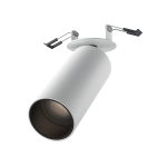 Biało czarna okrągła lampa podtynkowa z reflektorem Maytoni C053CL-L12W4K-W-W Focus LED 12W 4000K CRI90 50stopni