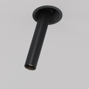 Czarna lampa podtynkowa z punktowym reflektorem Maytoni C140RS-L300-7W3K-B Focus T LED 7W 3000K CRI90 36stopni