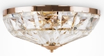 Złoty kryształowy plafon sufitowy Maytoni MOD094CL-04G Facet 4xE14 39cm