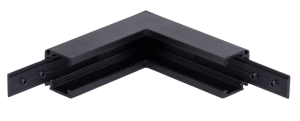Czarny łącznik sufit - ściana metalowy i elektroniczny  do wąskich płytkich szynoprzewodów magnetycznych Oxyled Miniline 706732 Typ A