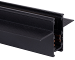 Czarny podtynkowy wąski głęboki szynoprzewód magnetyczny Loonari Miniline 707173 Typ C 1m