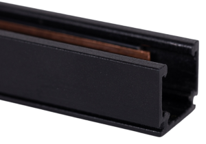 Czarny natynkowy wąski płytki szynoprzewód magnetyczny Loonari Miniline 706633 Typ A 3m