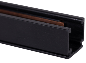 Czarny natynkowy wąski płytki szynoprzewód magnetyczny Loonari Miniline 706619 Typ A 2m