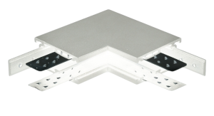 Biały łącznik sufit - ściana zasilający do wąskich szynoprzewodów magnetycznych natynkowych głębokich Oxyled Miniline 706800 Typ B