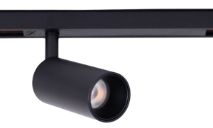 Czarny reflektor na szynoprzewód magnetyczny Loonari MiniLine 706305 Spot S LED 6W 3000K CRI90 50 stopni Tubka 7cm x 3,4cm