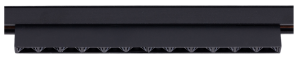 Czarny reflektor na szynoprzewód magnetyczny Loonari MiniLine 705995 Dots L LED 14W 4000K CRI90 36 stopni 29,3cm
