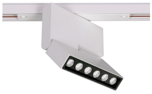 Biały reflektor na szynoprzewód magnetyczny Loonari MiniLine 706176 Dots Spot L LED 14W 4000K CRI90 36 stopni 29,3cm