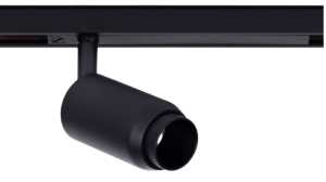 Czarny reflektor na szynoprzewód magnetyczny Loonari MiniLine 706435 Zoom Spot LED 6W 4000K CRI90 15-36 stopni
