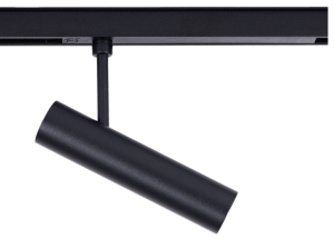 Czarny reflektor na szynoprzewód magnetyczny Loonari MiniLine 706275 Mini Spot LED 6W 4000K CRI90 40 stopni Tubka 10,3cm x 2,4cm