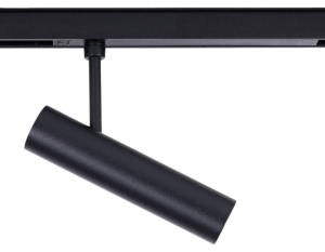 Czarny reflektor na szynoprzewód magnetyczny Loonari MiniLine 706268 Mini Spot LED 6W 3000K CRI90 40 stopni Tubka 10,3cm x 2,4cm