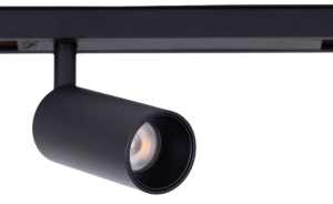 Czarny reflektor na szynoprzewód magnetyczny Loonari MiniLine 706398 Spot L LED 14W 4000K CRI90 50 stopni Tubka 12,6cm x 5,5cm