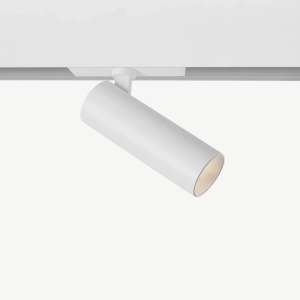 Biały reflektor na szynoprzewód magnetyczny Loonari MiniLine 706411 Spot L LED 14W 4000K CRI90 50 stopni Tubka 12,6cm x 5,5cm