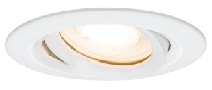 Biała hermetyczna lampa podtynkowa do łazienki pod prysznic Light Prestige LP-4425/1RM WH Lagos GU10 IP65 4,5cm x 9,3cm