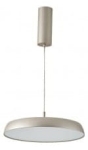 Lampa wisząca z płaskim kloszem szampan Azzardo AZ5808 Clara Pendant 15 LED 12W 3000K