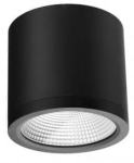 Lampa natynkowa tuba czarny mat Azzardo AZ6029 Conyon IP54 25W CCT Switch LED 3000K/4000K/6000K 12cm