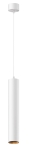 Pojedyncza biała lampa wisząca walec 5,2cm x 30cm Maytoni P072PL-L12W3K-1 Focus LED 12W 3000k CRI90 40stopni