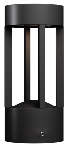 Grafitowy zewnętrzny słupek oświetleniowy Maytoni O458WL-L9GF3K Vint LED 9W 3000K IP65 20cm