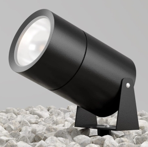 Grafitowy zewnętrzny reflektor wbijany w ziemię Maytoni O050FL-L15GF3K Bren LED 15W 3000K IP65