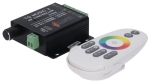 Sterownik muzyczny z pilotem do zmiany barwy światła taśmy LED RGB pod wpływem dźwięku Music Touch RF PR-RGB-216M-T-W