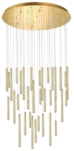 Lampa wisząca wielopunktowa złota Azzardo AZ5748 Ilios 36 Pendant 3-step Dimm LED 160W 3000K