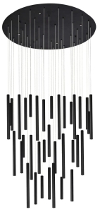 Lampa wisząca wielopunktowa czarna Azzardo AZ5747 Ilios 36 Pendant 3-step Dimm LED 160W 3000K