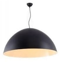 Bardzo szeroka lampa czarna wisząca kopułowa Azzardo AZ1402 Magma E27 90cm