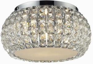 Kryształowa okrągła lampa plafon sufitowy glamour Azzardo AZ0695 Sophia 6xE14 52cm