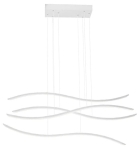 Lampa wisząca ledowa trzy długie pofalowane listwy Azzardo AZ2913 Waves LED 70W 3000K 160cm
