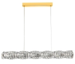 Lampa wisząca kryształowa złota Azzardo AZ6187 Florence Pendant Dimm LED 36W 4000K