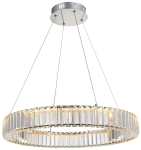 Lampa wisząca kryształowa chrom Azzardo AZ5789 Spark Pendant 60 Dimm LED 30W 3000K 60cm