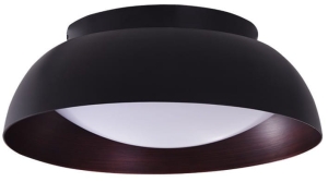 Czarny okrągły nowoczesny plafon sufitowy ledowy Azzardo AZ3146 Lenox LED 40W 3000K 60cm