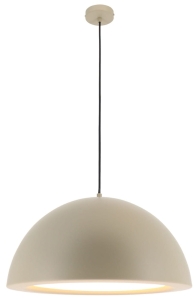 Lampa wisząca z kloszem beżowa Azzardo AZ5902 Rene Coffee 3xE27