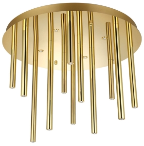 Lampa sufitowa plafon wielopunktowy złoty Azzardo AZ5754 Ilios 12 Top 3-step Dimm LED 64W 3000K